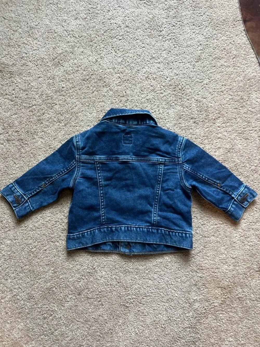 NWOT Baby Gap Sweatshirt Icon Denim Jacket 6-12 Months